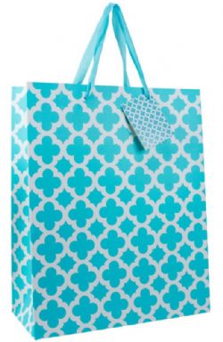 *** SAC CADEAU LARGE - AQUA